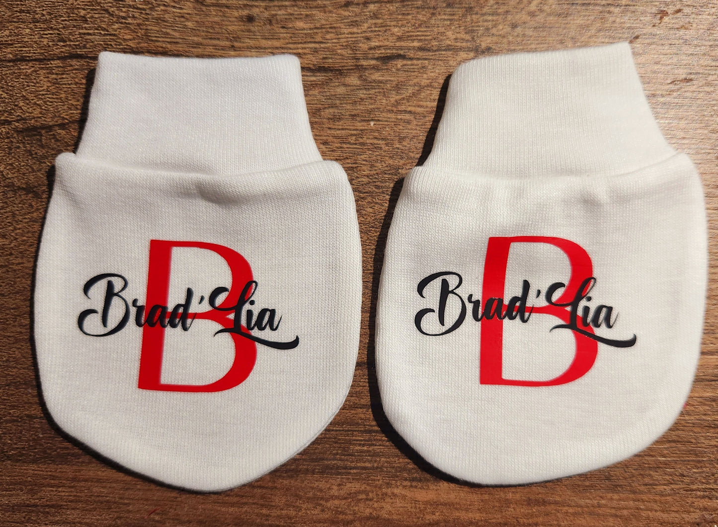 Personalized Baby Mittens