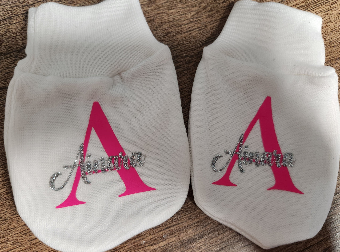 Personalized Baby Mittens