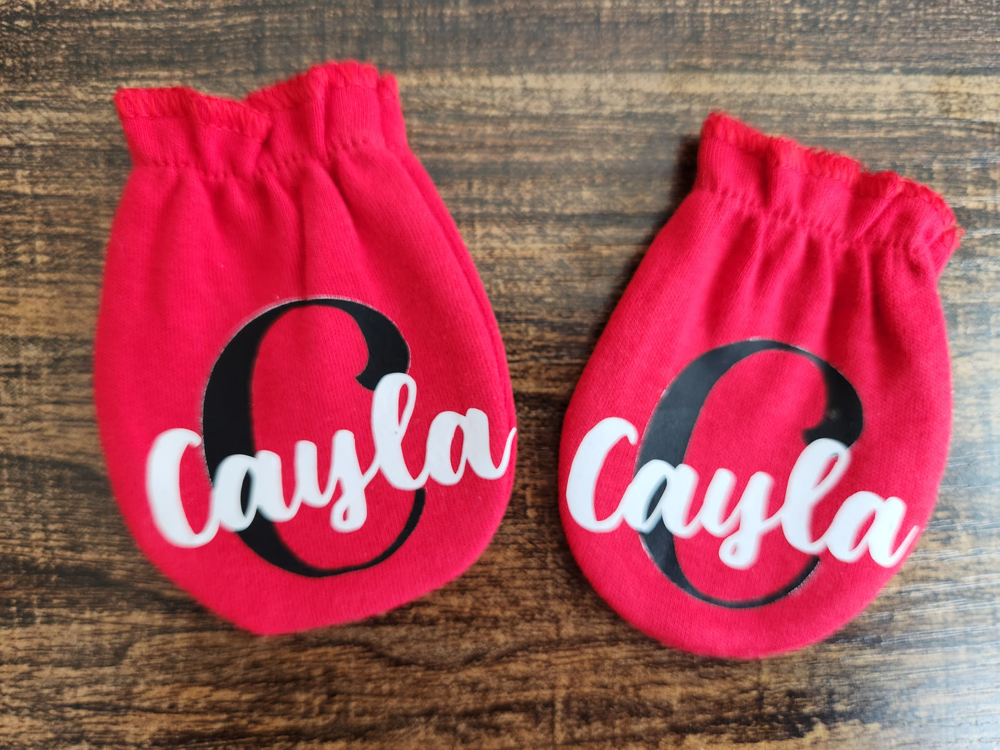 Personalized Baby Mittens