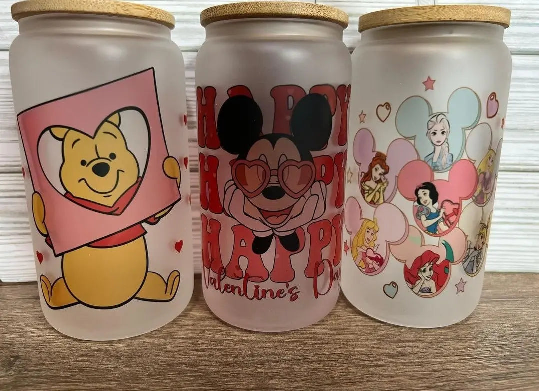 Disney princesses Glass Cup - Image #1