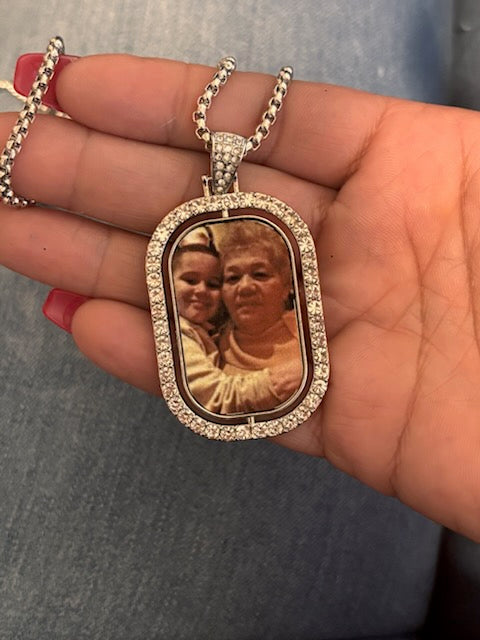 Double Sided Picture Necklace