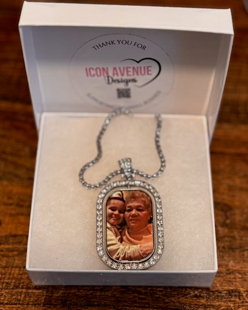 Double Sided Picture Necklace