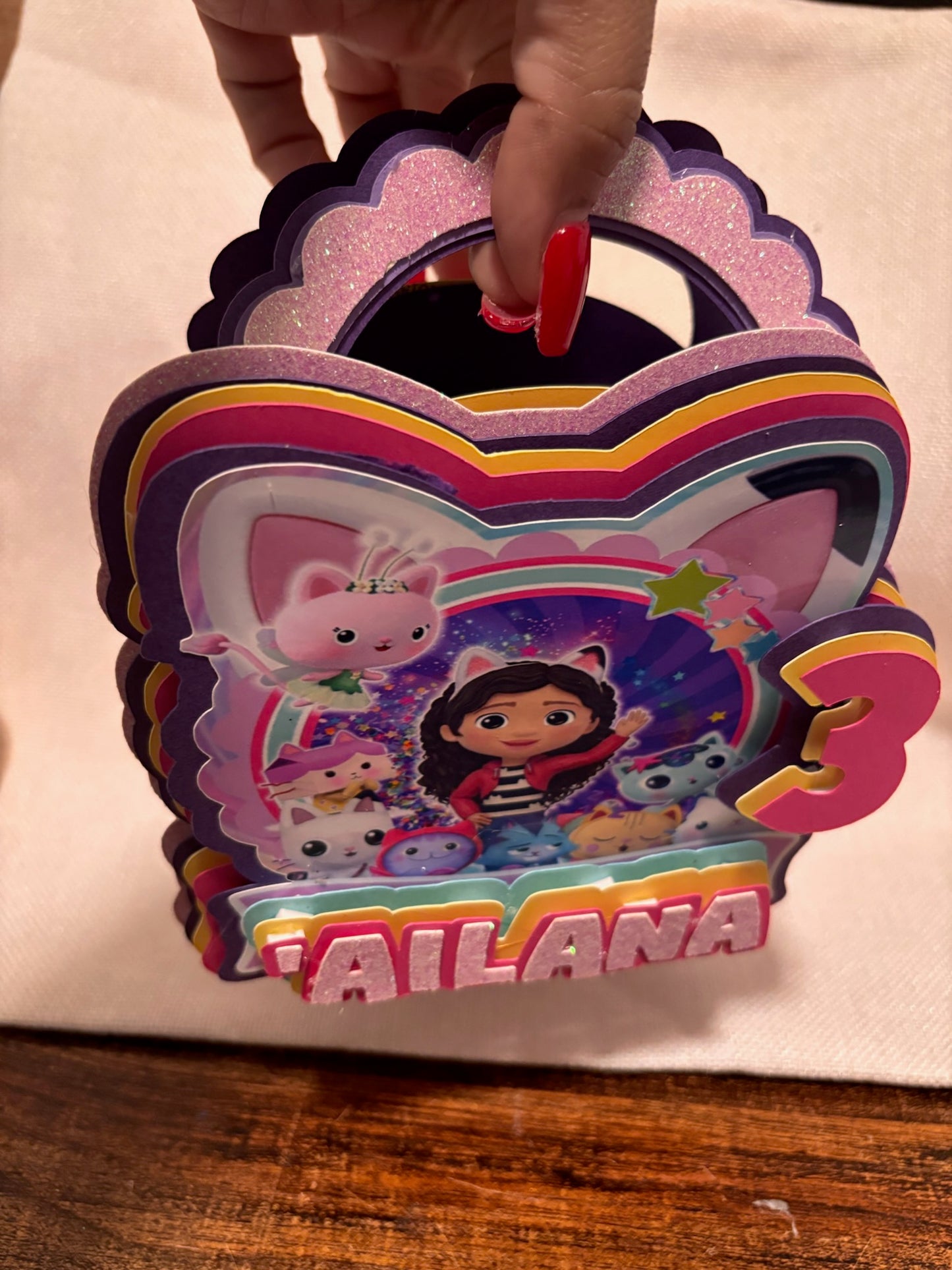 Round Shape Party Favor Box