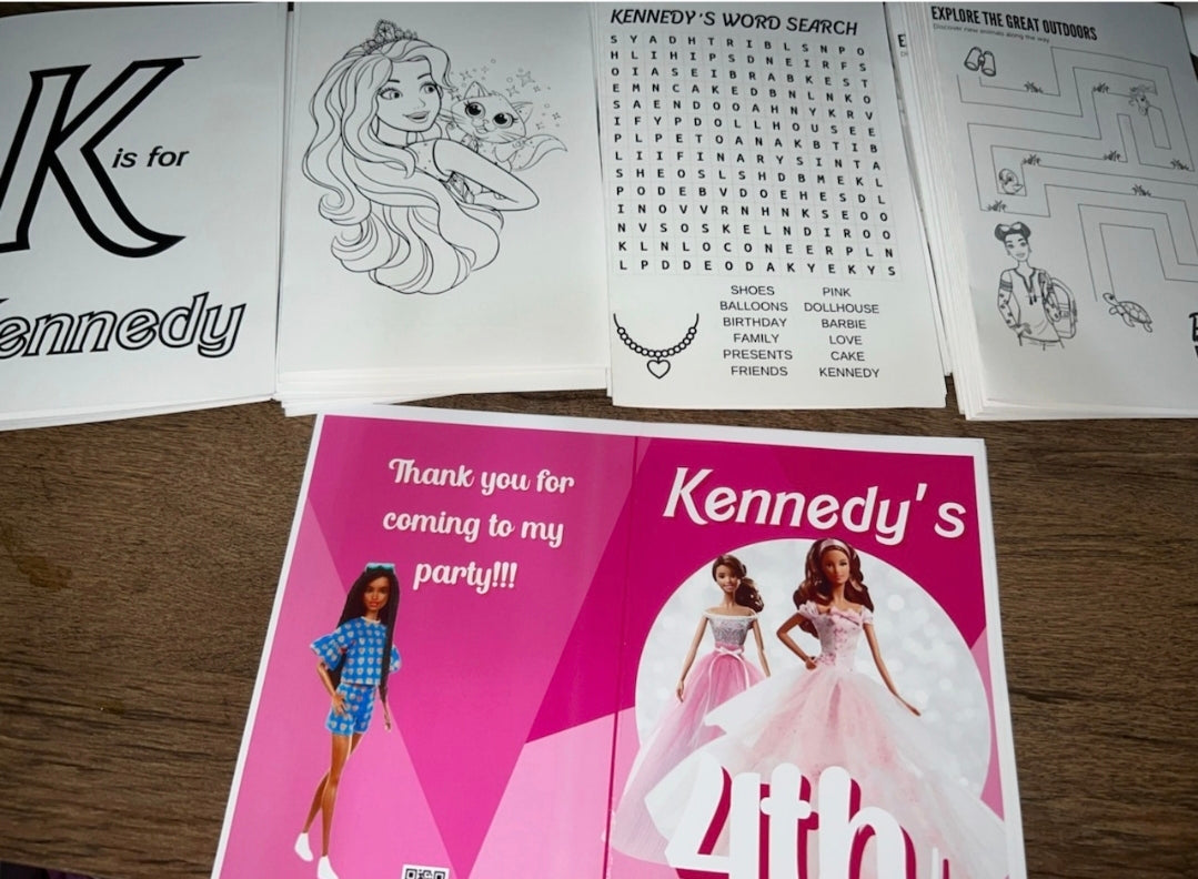 Custom Coloring Books