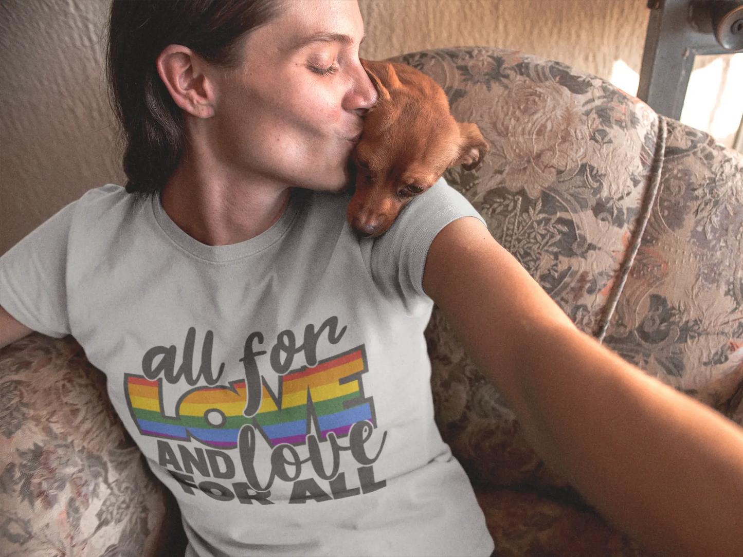 All for Love and Love for All - T-shirt - Image #2