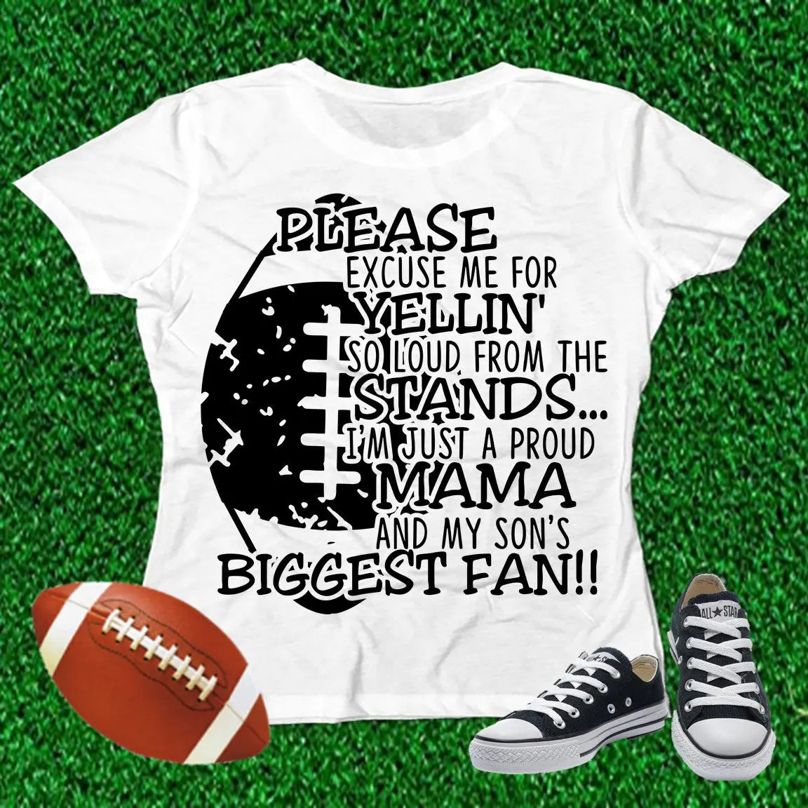 Football Mama Shirt - Image #1