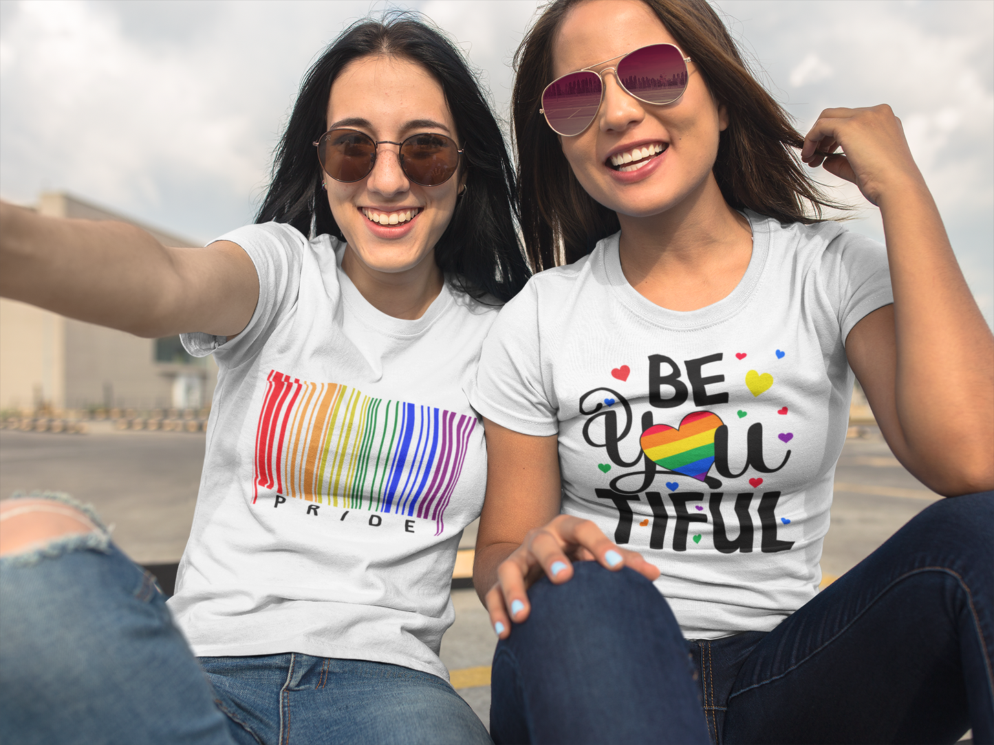 PRIDE Barcode and Be You-Tiful Tshirt Bundle Set