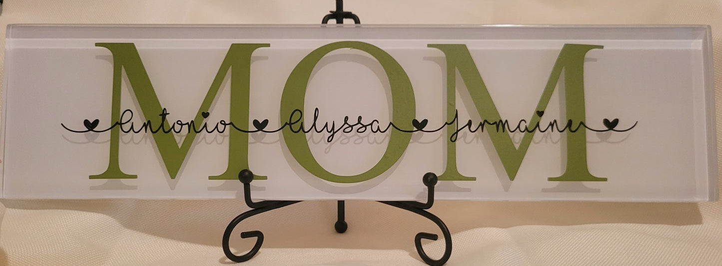 Mom tile plaque