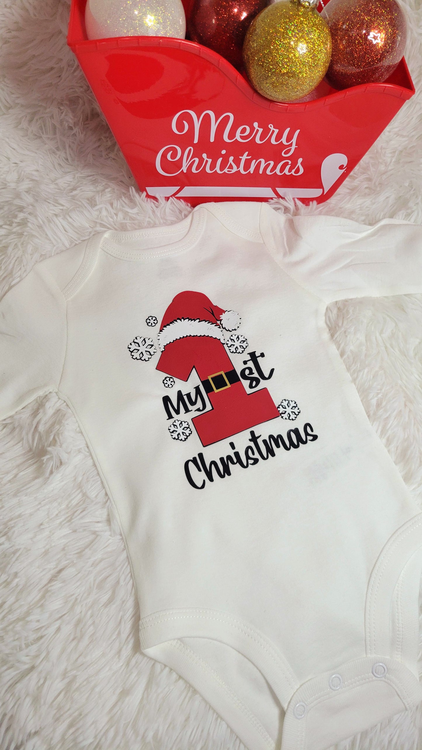 My 1st Christmas Onesie