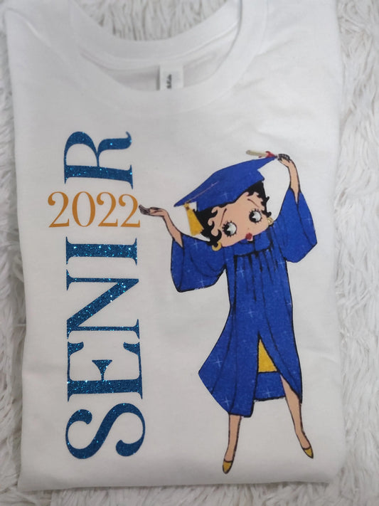 Betty Boop Senior 2022 Tshirt - Image #1