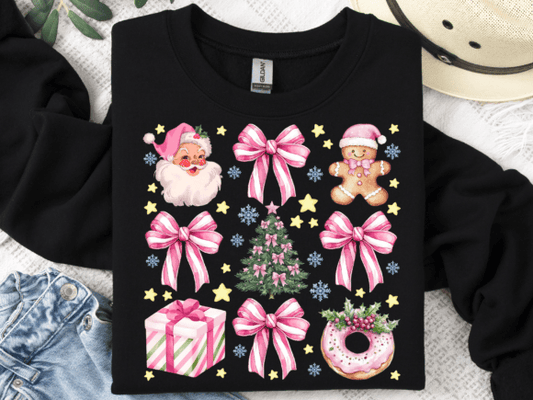 Christmas Bow Crewneck