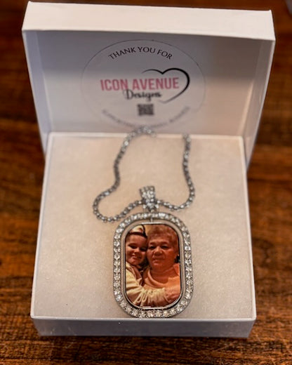 Double Sided Picture Necklace