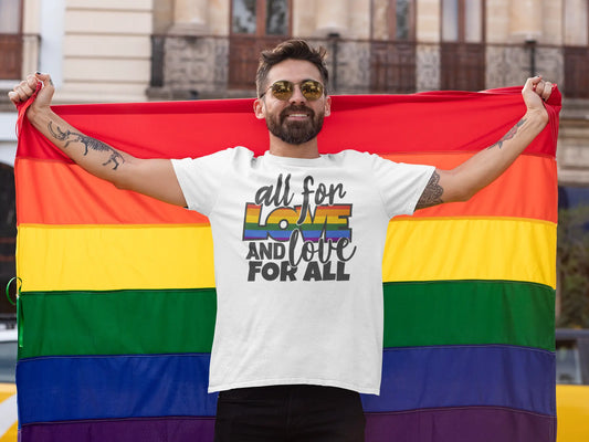 All for Love and Love for All - T-shirt - Image #1