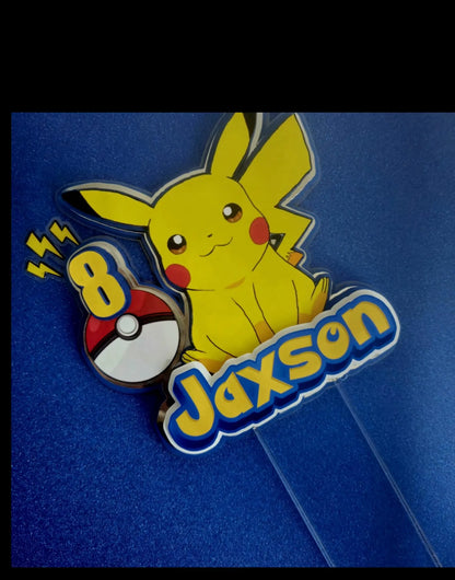 Pokemon Cake Topper