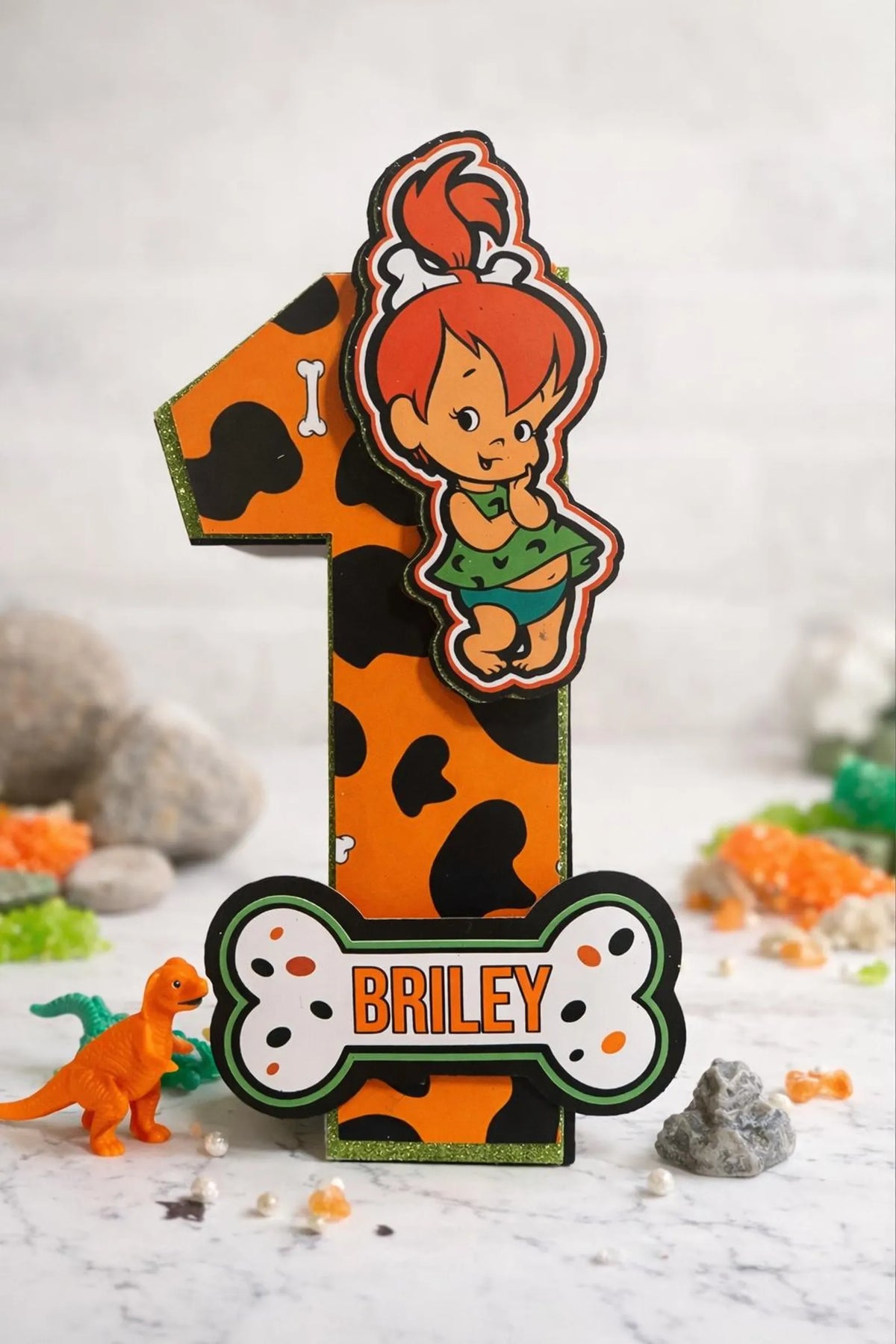 Number Centerpiece- 7.5 inches