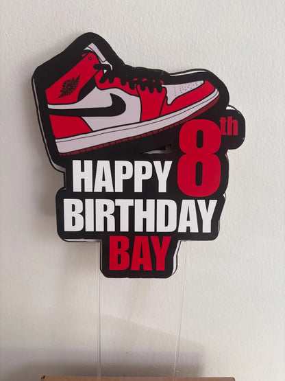 Sneaker Cake Topper
