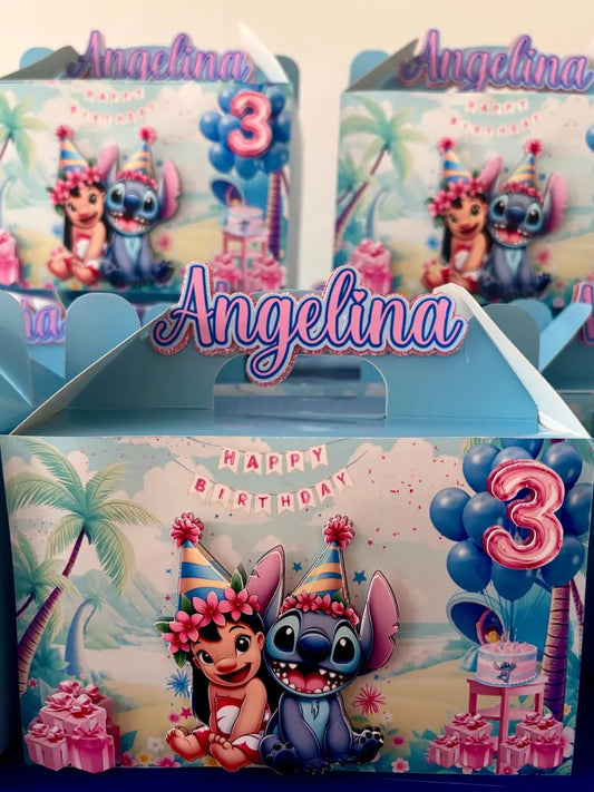 Lilo & Stitch Birthday Gable Boxes