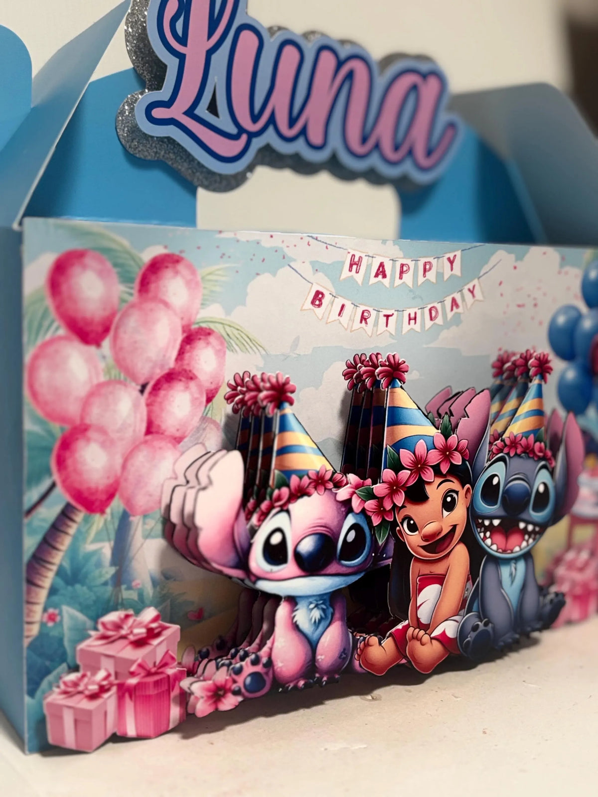 Lilo & Stitch Birthday Gable Boxes
