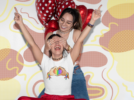 Heart Rainbow Tshirt