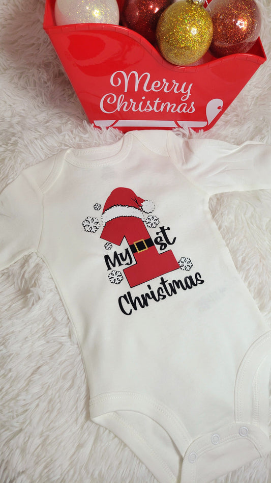 My 1st Christmas Onesie