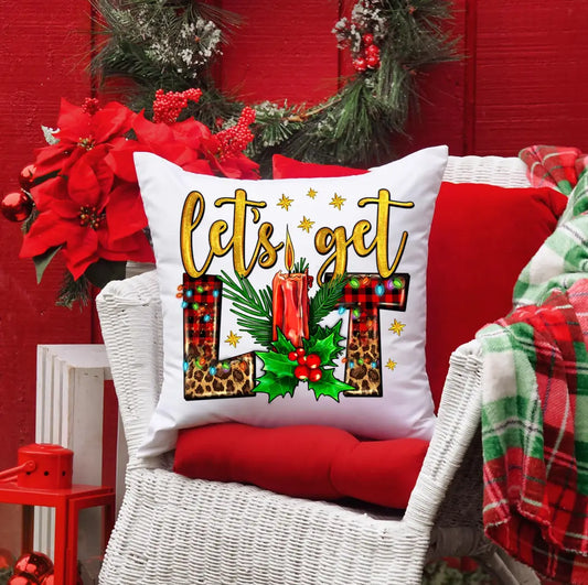Let's Get Lit Pillow
